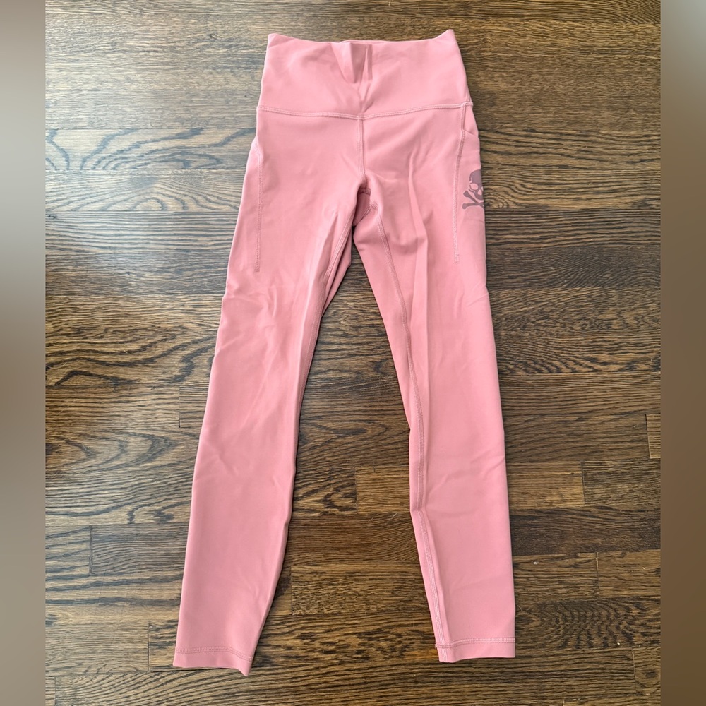 lululemon soulcycle wunder train legging 25” brier rose 4
